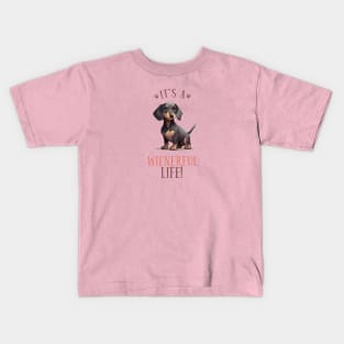 Wiener dog Kids T-Shirt